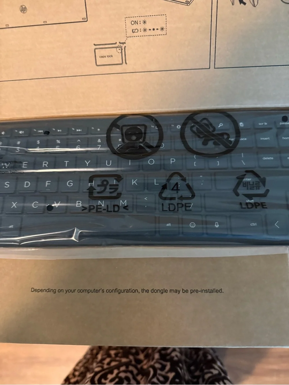HP Black Wireless Keyboard and Mouse Combo (Boxed)